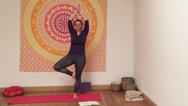 Strong and flexible with sun salutation