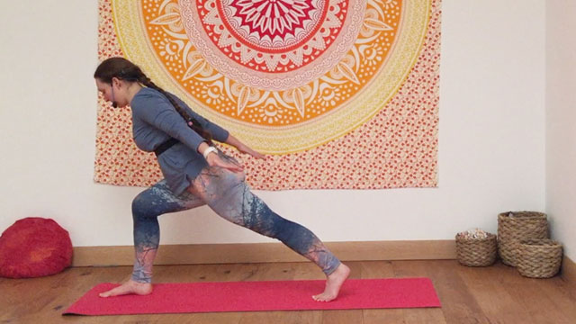 Vinyasa flow class
