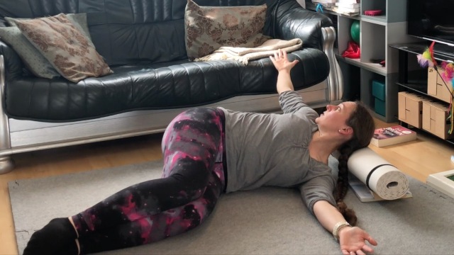 Neck pain rehab, gentle mobilising rotation and shoulder clock Part 5