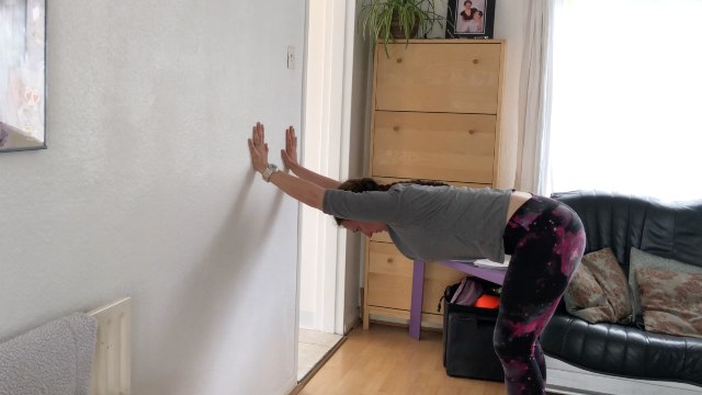 Neck pain rehab, upper back extension and hip hinging Part 8